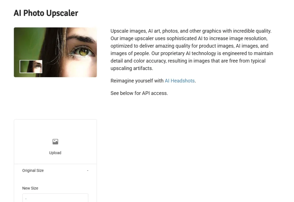 Low-resolution image compared with upscaled version from Hotpot AI