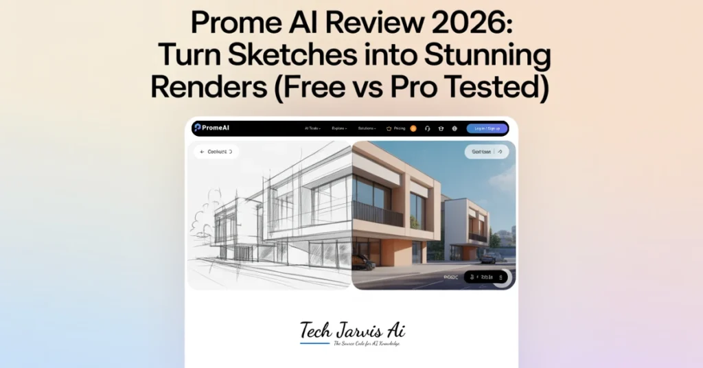 Prome AI Review 2026 Sketch to Render Tool (Free vs Pro)