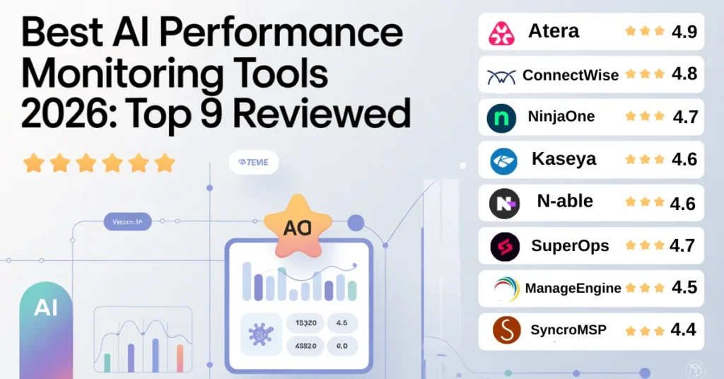 Best AI Performance Monitoring Tools 2026 Top 9 Reviewed
