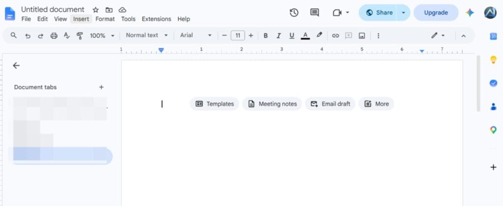 Native Workspace integration