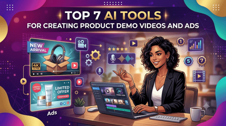 Top 7 AI Tools for Creating Product Demo Videos and Ads