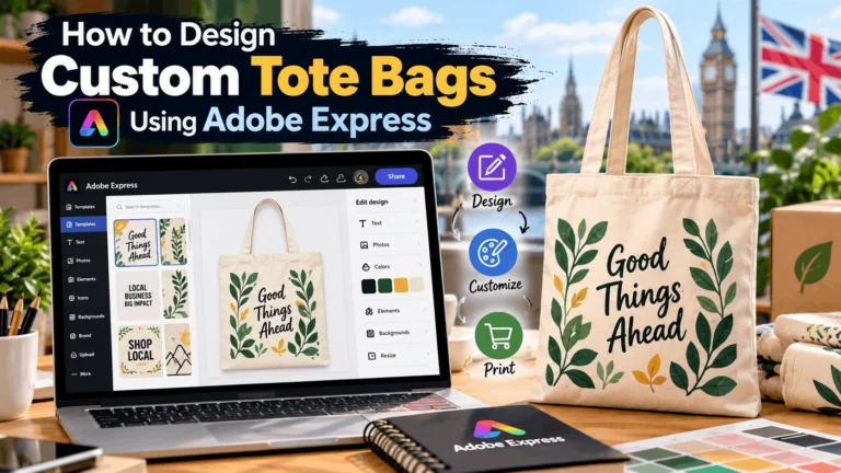 How to Design Custom Tote Bags Using Adobe Express: A Guide for UK Businesses